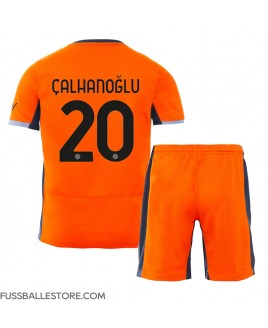 Günstige Inter Milan Hakan Calhanoglu #20 3rd trikot Kinder 2023-24 Kurzarm (+ Kurze Hosen)